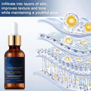 Liquid Solution Anti-Aging Serum Liquid Solution Serum for Wrinkles